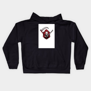 Black and Red Gaming logo Kids Hoodie